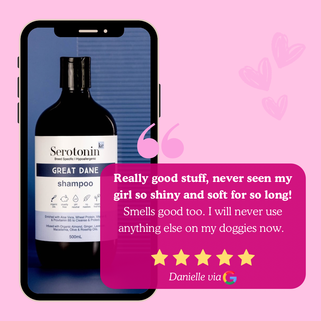 Serotoninkc Great Dane Sensitive Skin Dog Shampoo Conditioner Customer Review