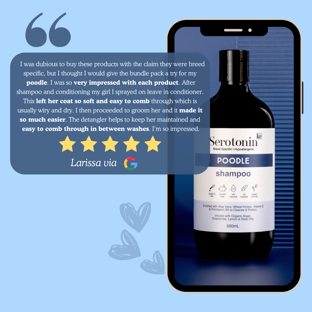 Serotoninkc Poodle Shampoo Conditioner Curly Coat Dog Customer Review