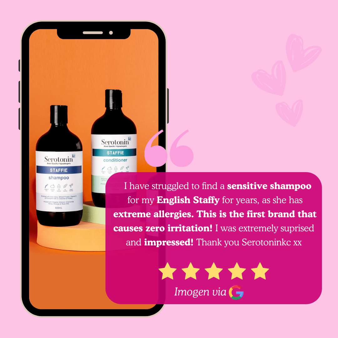 Serotoninkc Staffie Staffy Breed Specific Dog Conditioner Customer Review
