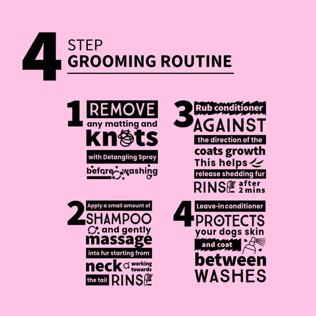 Serotoninkc Golden Retriever Shampoo Conditioner Bundle Grooming Routine