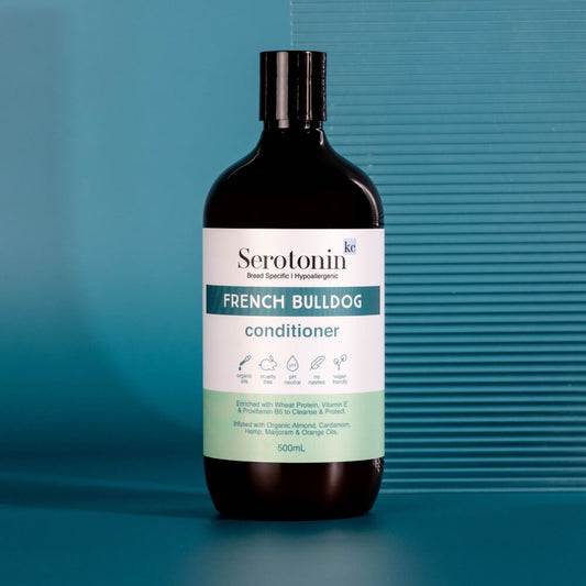 Hypoallergenic French Bulldog Conditioner. The best dog conditioner for frenchies with sensitive skin