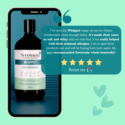 Serotoninkc Hypoallergenic Natural Whippet Shampoo Smooth Coat Customer Review