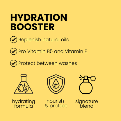Hydration booster leave in conditioner hydrating formula 