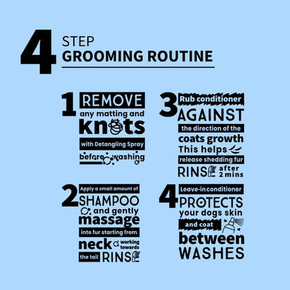 Serotoninkc Dog Conditioner 4 Step Grooming Cavalier King Charles Spaniel